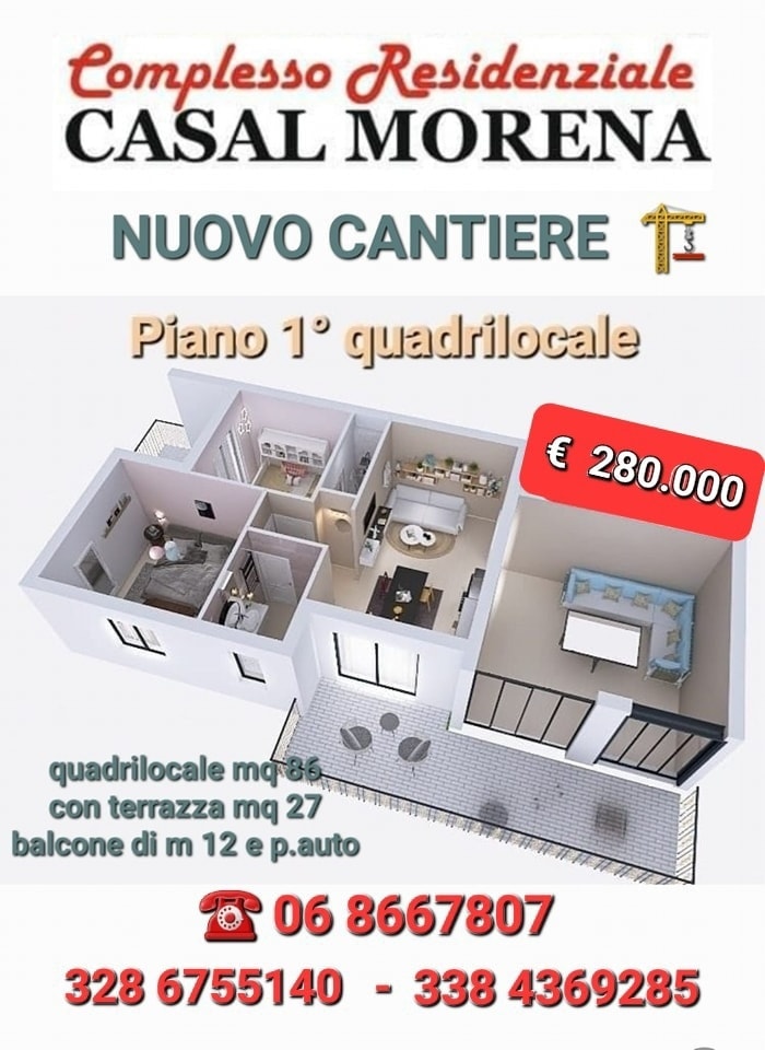 Casal Morena – 1°piano €280.000